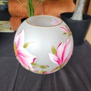SOLD!! Floral Round Vase